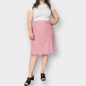 Y2K Jaclyn Smith‎ pink skirt